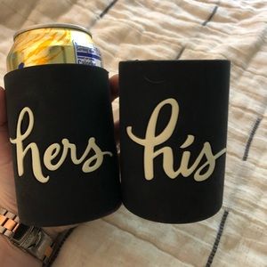 Kate Spade his/hers koozies